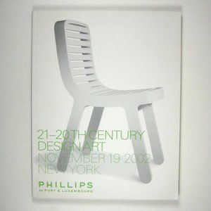 Phillips de Pury Company Auction Catalog New York 2002 NY050302 Design 21st